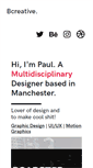 Mobile Screenshot of be-creativestudio.co.uk